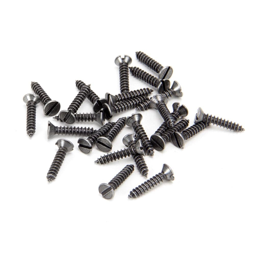 From The Anvil Accessories Pewter Patina / Fixing Packs From The Anvil - Pewter 6 x 3/4" Countersunk Screws (25)