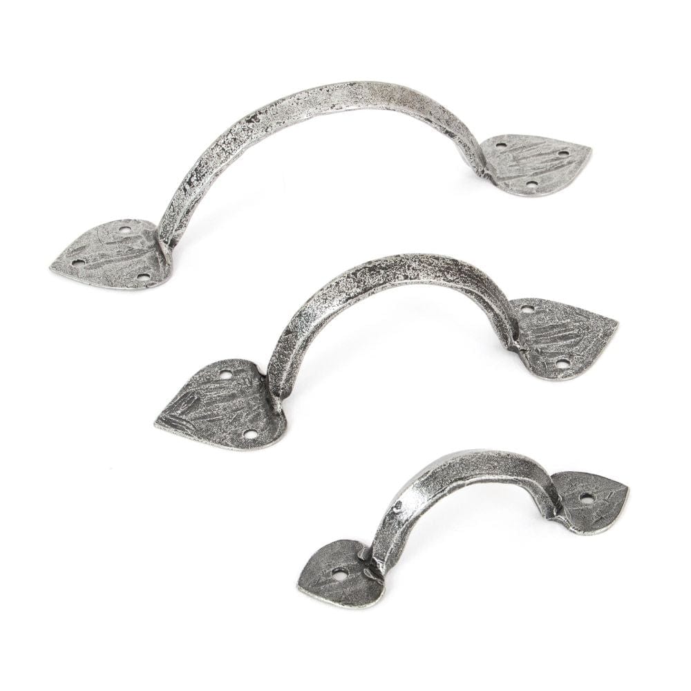 From The Anvil Door Furniture Pewter Patina From The Anvil - Pewter 8" Gothic D Handle