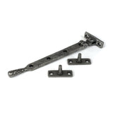 From The Anvil Window Furniture Pewter Patina / 8"/200mm From The Anvil - Pewter 8" Hammered Newbury Stay