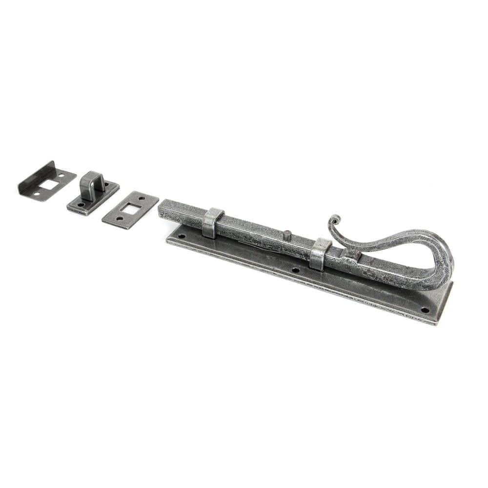 From The Anvil Accessories Pewter Patina / Straight Surface Bolts / 200mm / 8" From The Anvil - Pewter 8" Shepherd's Crook Universal Bolt
