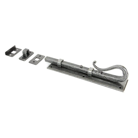 From The Anvil Accessories Pewter Patina / Straight Surface Bolts / 200mm / 8" From The Anvil - Pewter 8" Shepherd's Crook Universal Bolt