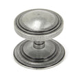 From The Anvil Door Furniture Pewter Patina / Art Deco Centre Door Knob From The Anvil - Pewter Art Deco Centre Door Knob
