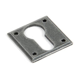 From The Anvil Door Furniture Pewter Patina / Euro Profile Escutcheons From The Anvil - Pewter Avon Euro Escutcheon
