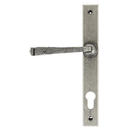 From The Anvil Door Furniture Pewter Patina / Multi Point Lock Set / 92mm c/c From The Anvil - Pewter Avon Slimline Lever Espag. Lock Set