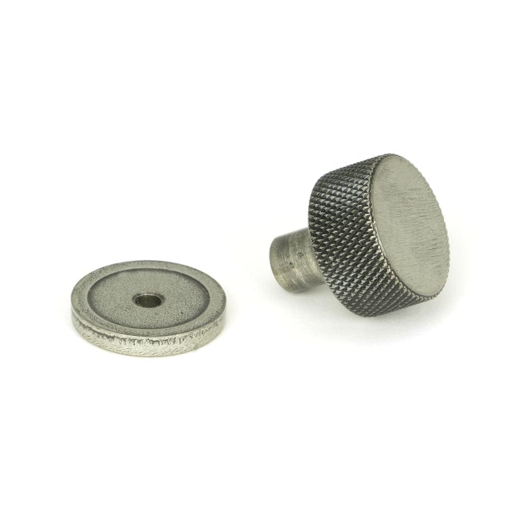 From The Anvil Cabinet Hardware Pewter Patina / Cabinet Knobs / 25mm Dia. From The Anvil - Pewter Brompton Cabinet Knob - 25mm (Plain)