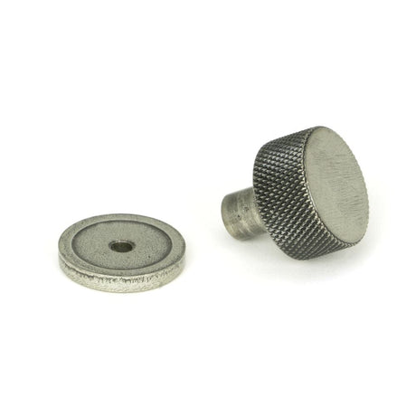From The Anvil Cabinet Hardware Pewter Patina / Cabinet Knobs / 25mm Dia. From The Anvil - Pewter Brompton Cabinet Knob - 25mm (Plain)