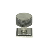 From The Anvil Cabinet Hardware Pewter Patina / Cabinet Knobs / 25mm Dia. From The Anvil - Pewter Brompton Cabinet Knob - 25mm (Square)