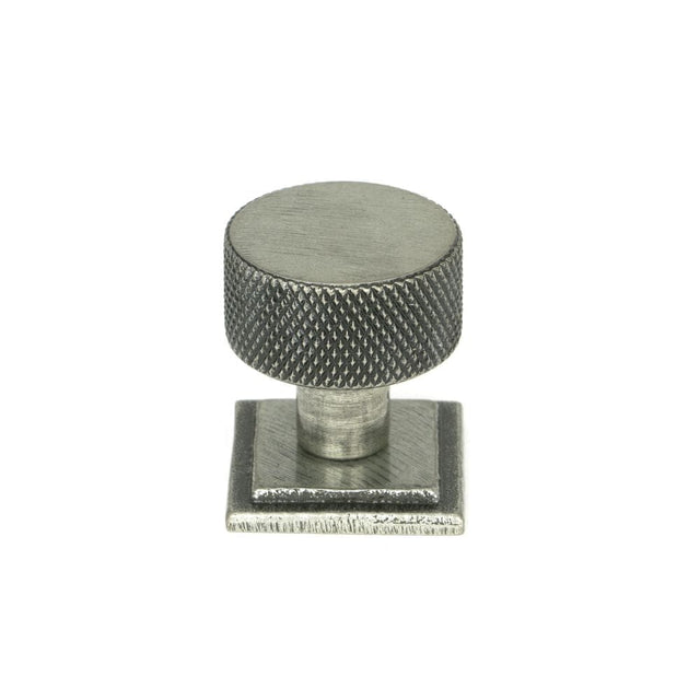 From The Anvil Cabinet Hardware Pewter Patina / Cabinet Knobs / 25mm Dia. From The Anvil - Pewter Brompton Cabinet Knob - 25mm (Square)