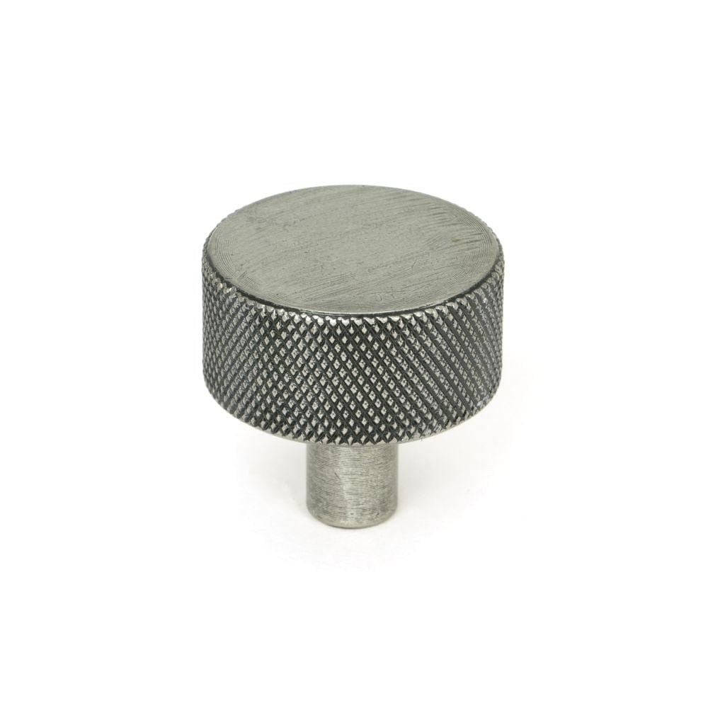 From The Anvil Cabinet Hardware Pewter Patina / Cabinet Knobs / 32mm Dia. From The Anvil - Pewter Brompton Cabinet Knob - 32mm (No rose)