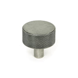 From The Anvil Cabinet Hardware Pewter Patina / Cabinet Knobs / 32mm Dia. From The Anvil - Pewter Brompton Cabinet Knob - 32mm (No rose)