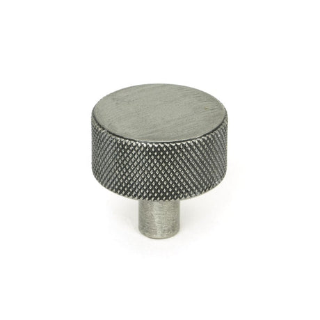 From The Anvil Cabinet Hardware Pewter Patina / Cabinet Knobs / 32mm Dia. From The Anvil - Pewter Brompton Cabinet Knob - 32mm (No rose)