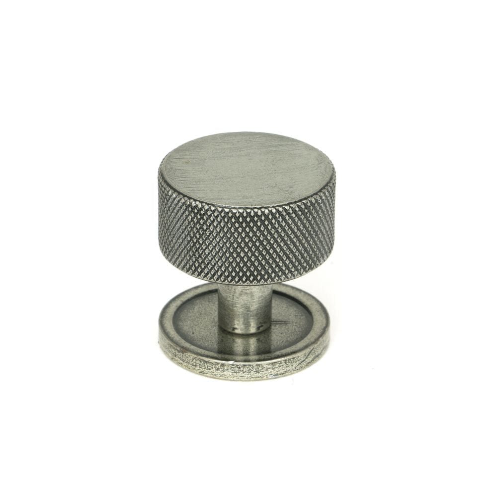 From The Anvil Cabinet Hardware Pewter Patina / Cabinet Knobs / 32mm Dia. From The Anvil - Pewter Brompton Cabinet Knob - 32mm (Plain)