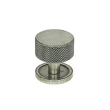 From The Anvil Cabinet Hardware Pewter Patina / Cabinet Knobs / 32mm Dia. From The Anvil - Pewter Brompton Cabinet Knob - 32mm (Plain)