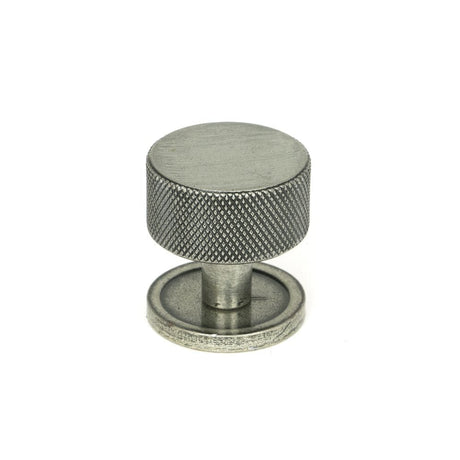 From The Anvil Cabinet Hardware Pewter Patina / Cabinet Knobs / 32mm Dia. From The Anvil - Pewter Brompton Cabinet Knob - 32mm (Plain)