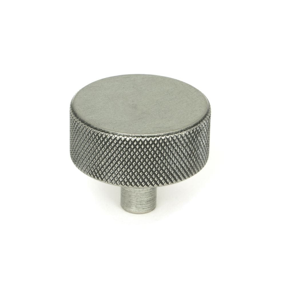From The Anvil Cabinet Hardware Pewter Patina / Cabinet Knobs / 38mm Dia. From The Anvil - Pewter Brompton Cabinet Knob - 38mm (No rose)