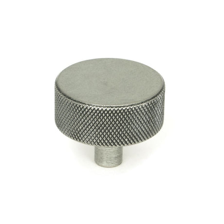 From The Anvil Cabinet Hardware Pewter Patina / Cabinet Knobs / 38mm Dia. From The Anvil - Pewter Brompton Cabinet Knob - 38mm (No rose)
