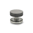From The Anvil Door Furniture Pewter Patina / Art Deco Centre Door Knob From The Anvil - Pewter Brompton Centre Door Knob (Art Deco)