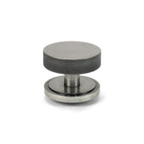 From The Anvil Door Furniture Pewter Patina / Art Deco Centre Door Knob From The Anvil - Pewter Brompton Centre Door Knob (Art Deco)