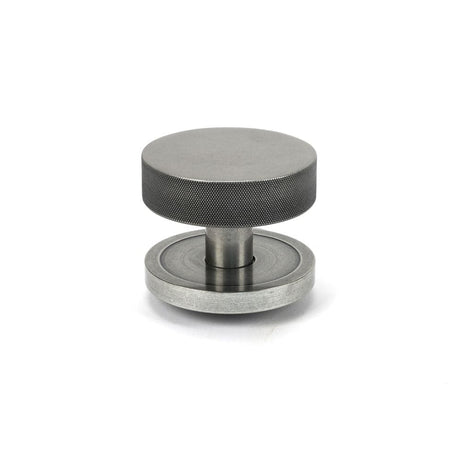 From The Anvil Door Furniture Pewter Patina From The Anvil - Pewter Brompton Centre Door Knob (Plain)