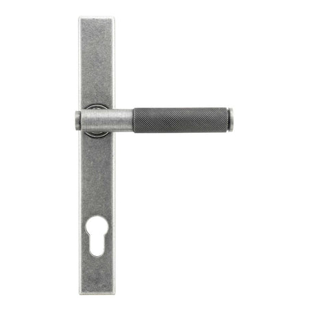 From The Anvil Door Furniture Pewter Patina / Multi Point Lock Set / 92mm c/c From The Anvil - Pewter Brompton Slimline Lever Espag. Lock Set