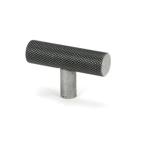From The Anvil Cabinet Hardware Pewter Patina / Cabinet T-Pulls From The Anvil - Pewter Brompton T-Bar