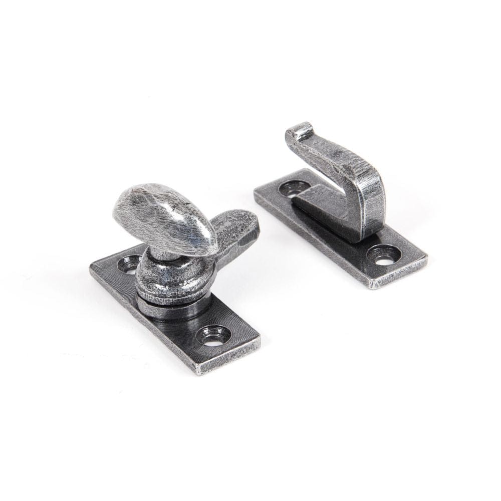 From The Anvil Cabinet Hardware Pewter Patina / Cabinet Turn Catch From The Anvil - Pewter Cupboard Turn