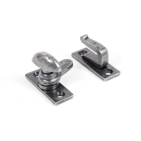 From The Anvil Cabinet Hardware Pewter Patina / Cabinet Turn Catch From The Anvil - Pewter Cupboard Turn