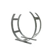 From The Anvil Home & Garden Pewter Patina / Log Holders / Curved Log Holder From The Anvil - Pewter Curved Log Holder - Large