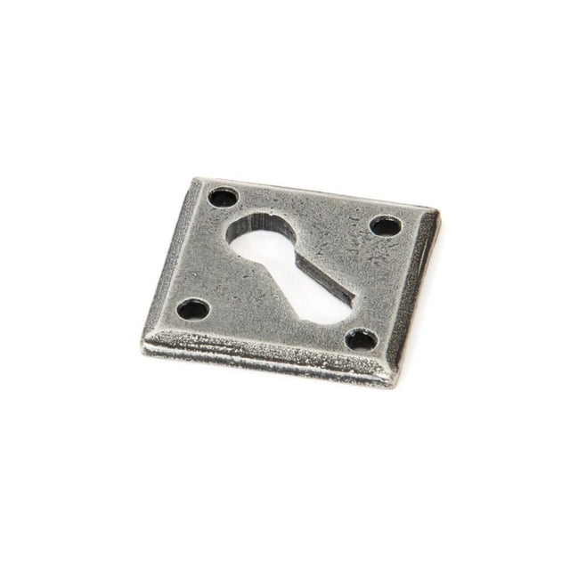 From The Anvil Door Furniture Pewter Patina / Mortice Key Profile Escutcheons From The Anvil - Pewter Diamond Escutcheon