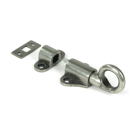 From The Anvil Window Furniture Pewter Patina / Fanlight Catches From The Anvil - Pewter Fanlight Catch with two Keeps