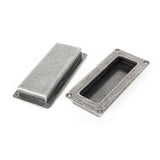 From The Anvil Door Furniture Pewter Patina / Flush Handle / Rectangular From The Anvil - Pewter Flush Handle