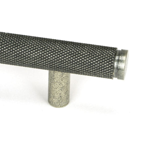 From The Anvil Cabinet Hardware Pewter Patina / Cabinet Pull Handles / Large From The Anvil - Pewter Full Brompton Pull Handle - Large
