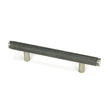 From The Anvil Cabinet Hardware Pewter Patina / Cabinet Pull Handles / Small From The Anvil - Pewter Full Brompton Pull Handle - Small