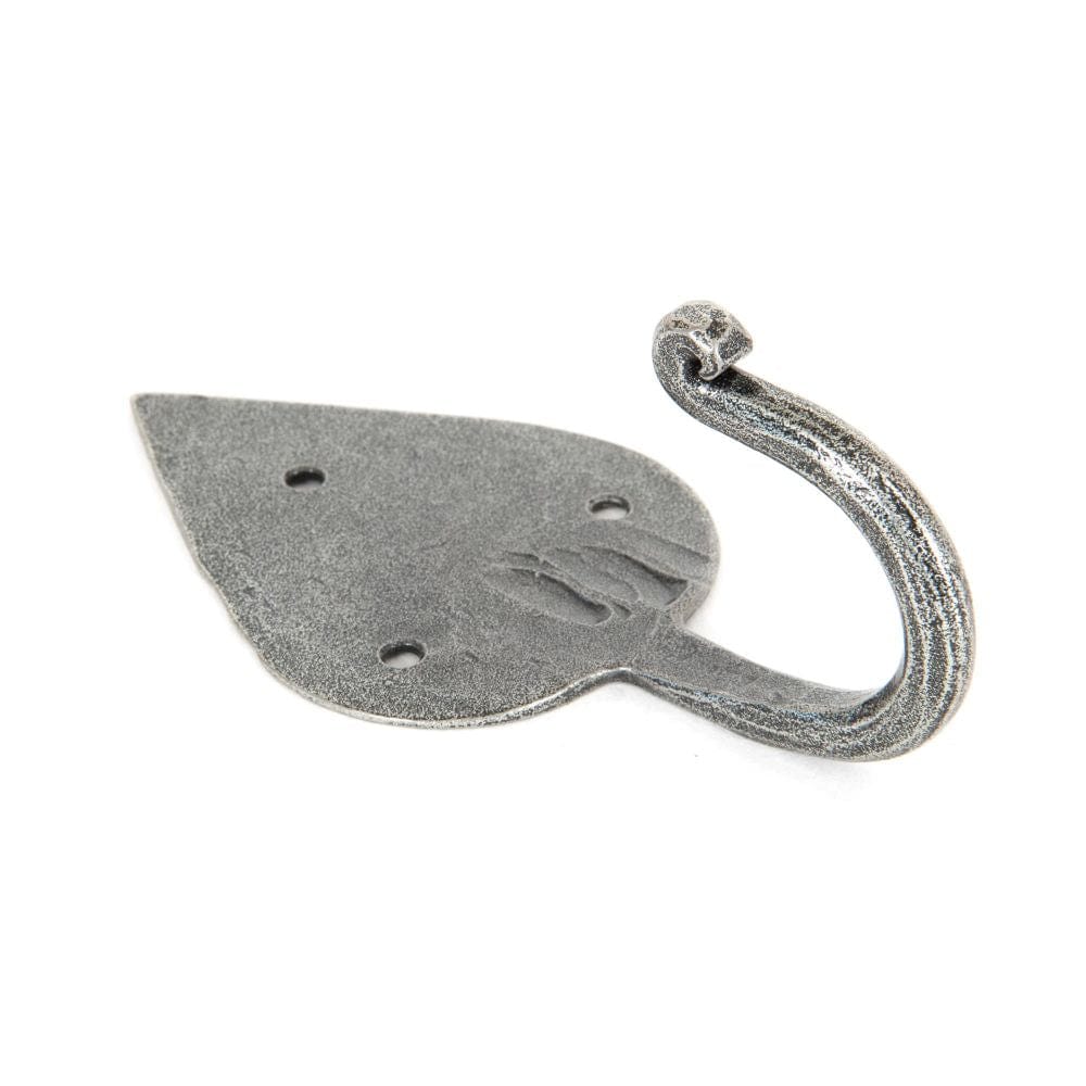 From The Anvil Accessories Pewter Patina / Single Coat Hooks From The Anvil - Pewter Gothic Coat Hook