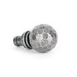 From The Anvil Accessories Pewter Patina / Finials From The Anvil - Pewter Hammered Ball Curtain Finial (pair)