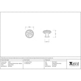 From The Anvil Cabinet Hardware Pewter Patina / Cabinet Knobs / Medium From The Anvil - Pewter Hammered Cabinet Knob - Medium