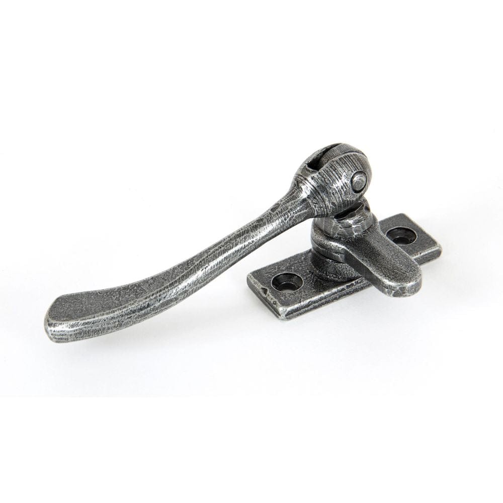 From The Anvil Window Furniture Pewter Patina / No / Mortice & Hook Place From The Anvil - Pewter Handmade Peardrop Fastener