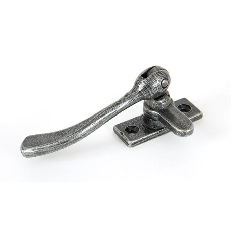 From The Anvil Window Furniture Pewter Patina / No / Mortice & Hook Place From The Anvil - Pewter Handmade Peardrop Fastener