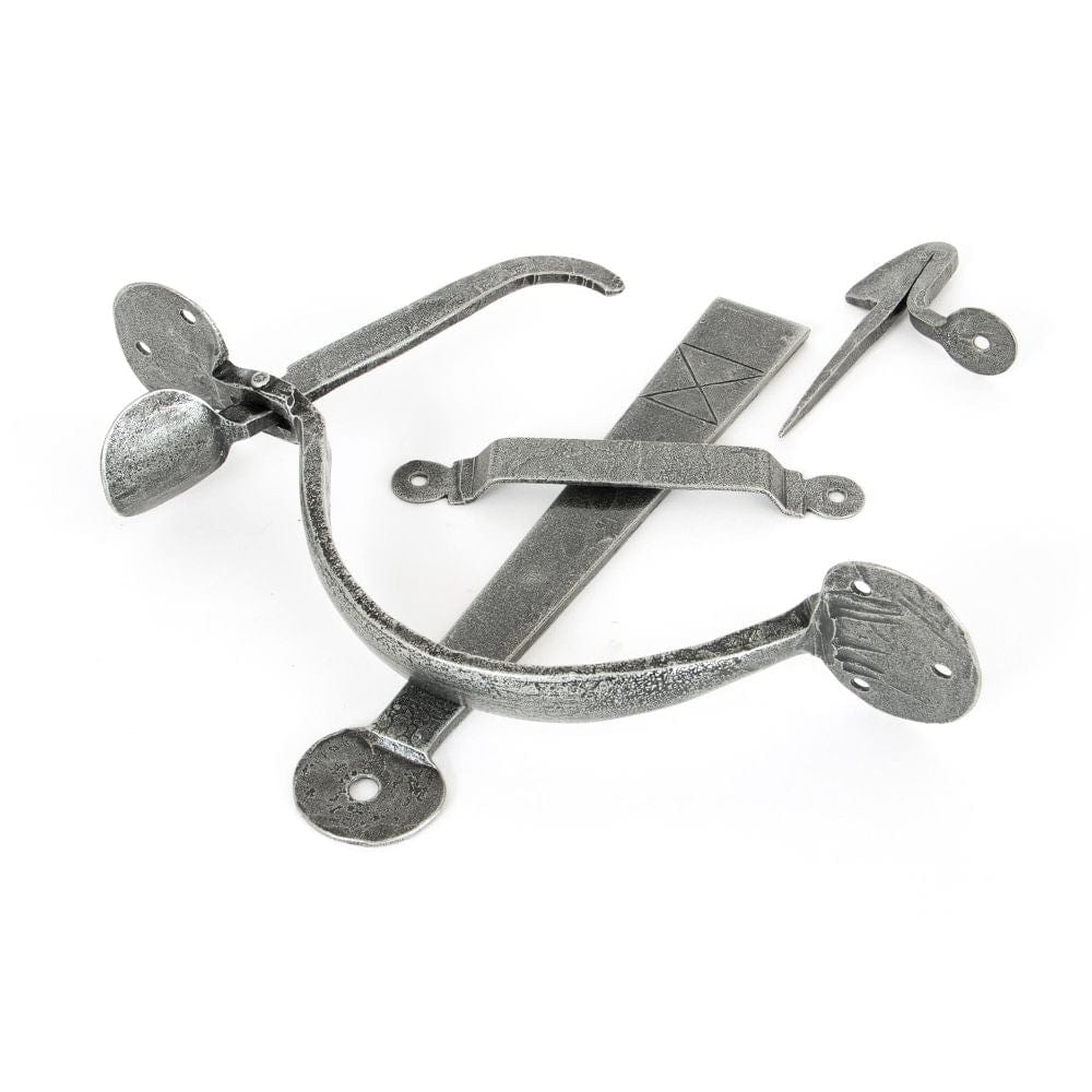 From The Anvil Door Furniture Pewter Patina / Thumb Latch From The Anvil - Pewter Heavy Bean Thumblatch