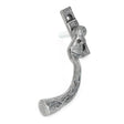 From The Anvil Window Furniture Pewter Patina / Left Hand / Yes From The Anvil - Pewter Large 16mm Peardrop Espag - LH