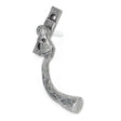 From The Anvil Window Furniture Pewter Patina / Right Hand / Yes From The Anvil - Pewter Large 16mm Peardrop Espag - RH