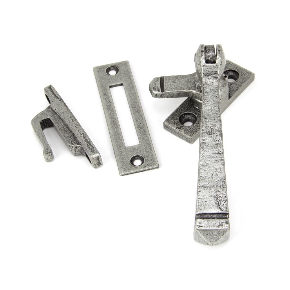 From The Anvil Window Furniture Pewter Patina / Yes / Mortice & Hook Place From The Anvil - Pewter Locking Avon Fastener