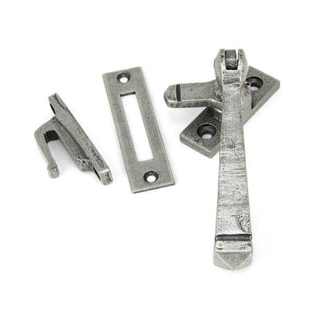 From The Anvil Window Furniture Pewter Patina / Yes / Mortice & Hook Place From The Anvil - Pewter Locking Avon Fastener