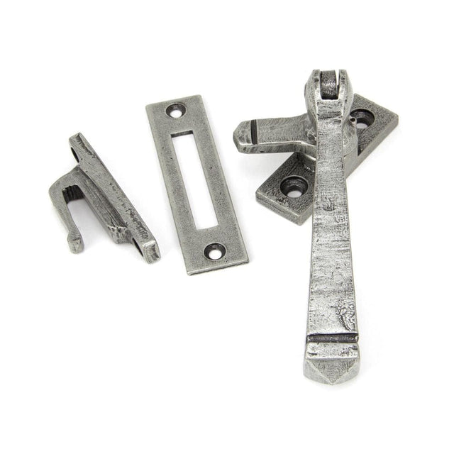 From The Anvil Window Furniture Pewter Patina / Yes / Mortice & Hook Place From The Anvil - Pewter Locking Avon Fastener