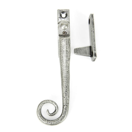 From The Anvil Window Furniture Pewter Patina / Yes / Night Vent From The Anvil - Pewter Locking Night-Vent Monkeytail Fastener - LH