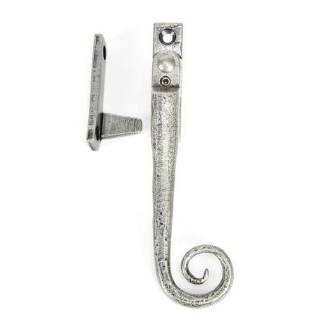 From The Anvil Window Furniture Pewter Patina / Yes / Night Vent From The Anvil - Pewter Locking Night-Vent Monkeytail Fastener - RH