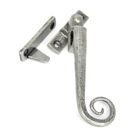 From The Anvil Window Furniture Pewter Patina / Yes / Night Vent From The Anvil - Pewter Locking Night-Vent Monkeytail Fastener - RH