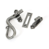 From The Anvil Window Furniture Pewter Patina / Yes / Mortice & Hook Place From The Anvil - Pewter Locking Shepherd's Crook Fastener - LH