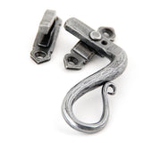 From The Anvil Window Furniture Pewter Patina / Yes / Mortice & Hook Place From The Anvil - Pewter Locking Shepherd's Crook Fastener - RH