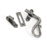 From The Anvil Window Furniture Pewter Patina / Yes / Mortice & Hook Place From The Anvil - Pewter Locking Shepherd's Crook Fastener - RH